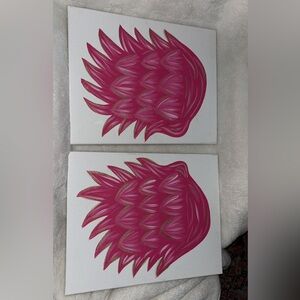 Angel Wing Painted Canvas (2 Pieces)